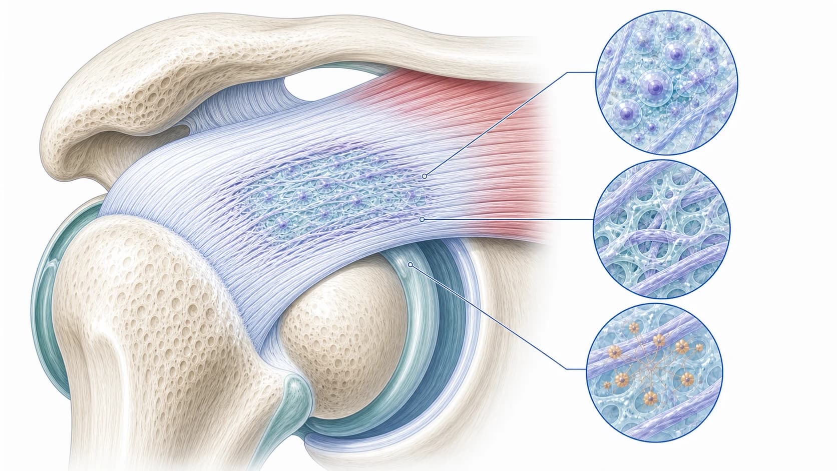 Tendon pathway illustration